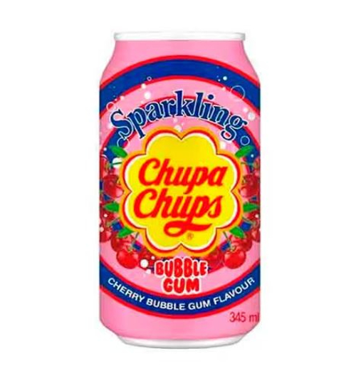 Газ.напиток Chupa Chups Bubble Gum Cherry 345мл