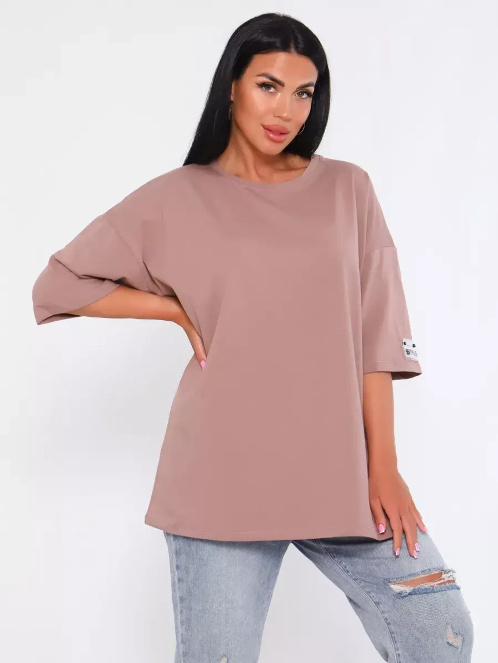 Футболка оверсайз больших размеров