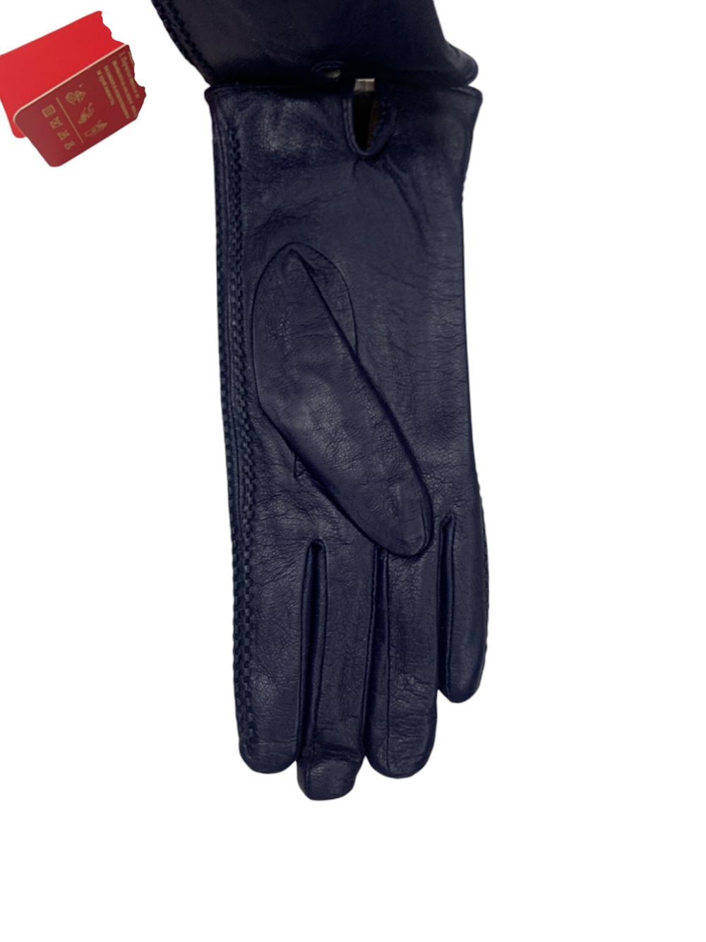 Перчатки. Женские. Материал верха: Кожаные. Подклад: плюш-флис. В упаковке 5 шт.
