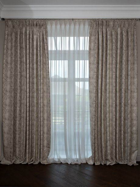 Портьера 300х260 Garda Decor Serpente золотая