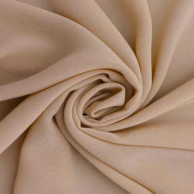 Ткань Креп Шифон, 105 гр/м2, 150 см, бежевый