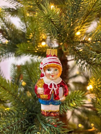 Формовая игрушка Буратино 9.5 см., стекло, Витус (А448)