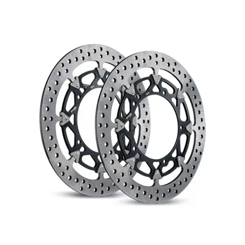 208A98528 BREMBO PAIR FLOATING FRONT DISCS SERIE ORO (BRUTALE)