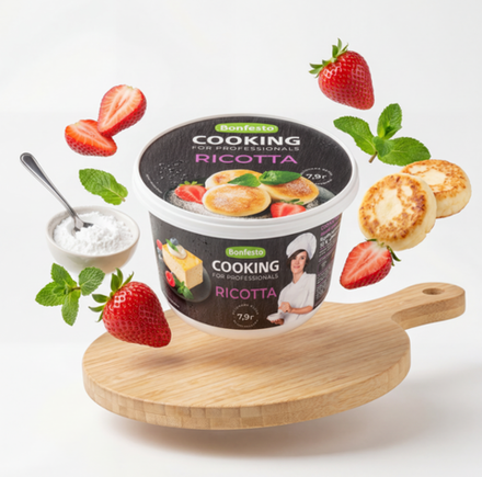 Сыр Рикотта CooKING 50% 500г, Беларусь