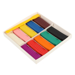 Пластилин классический 10 цветов, 150 гр, со стеком (Каляка-Маляка)