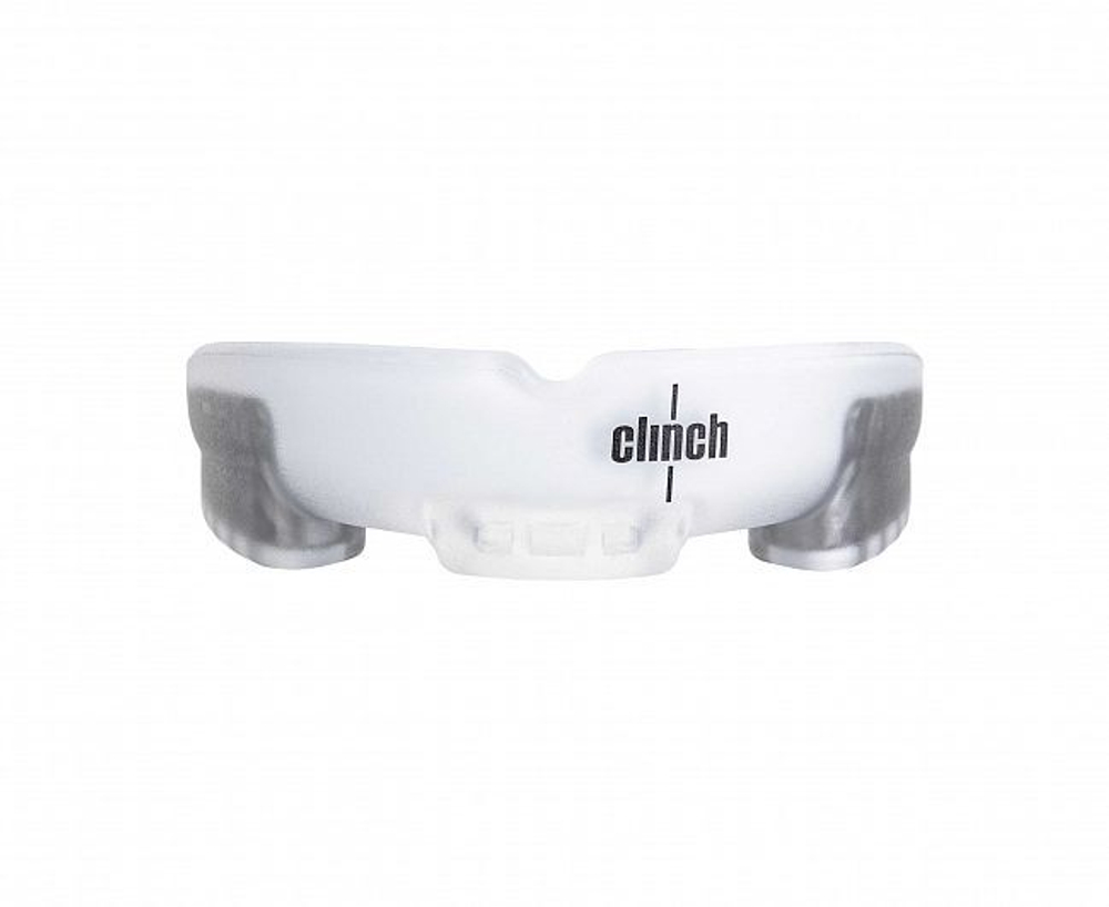Капа одночелюстная Clinch Contender Triple Layer Mouthguard бело-серебристая C513