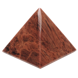 Пирамида 39мм обсидиан "махагони" асс.