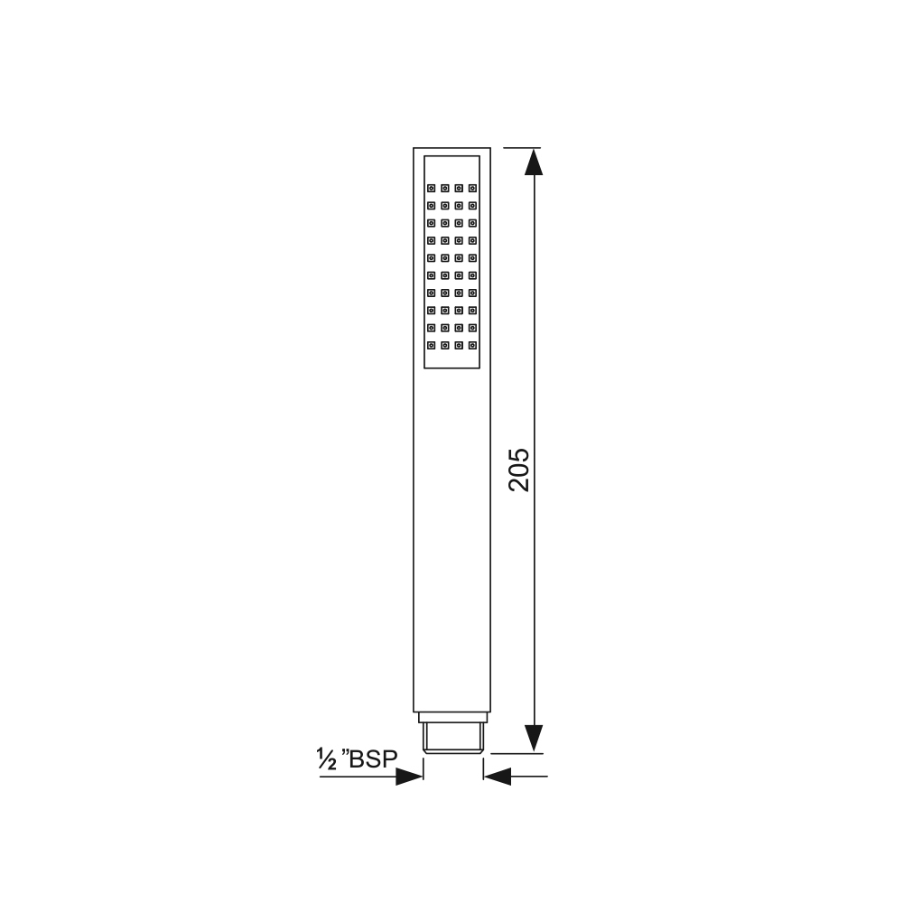 Ручной душ Jaquar HSH-CHR-35537