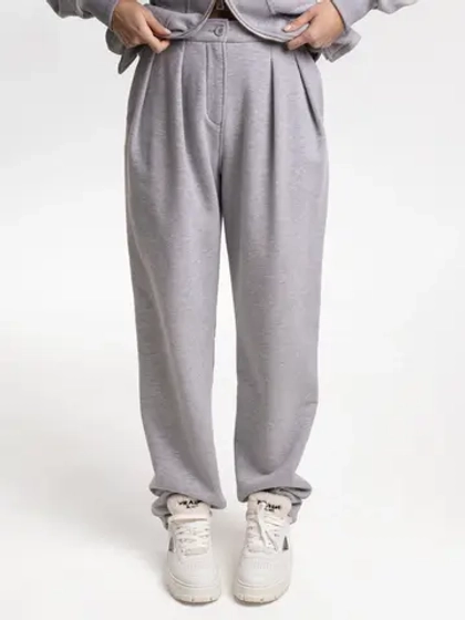 Брюки из футера DEW, серый