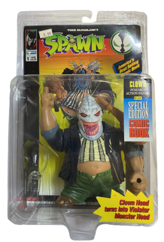 SPAWN - CLOWN - Экшн-фигурка и комикс Спаун