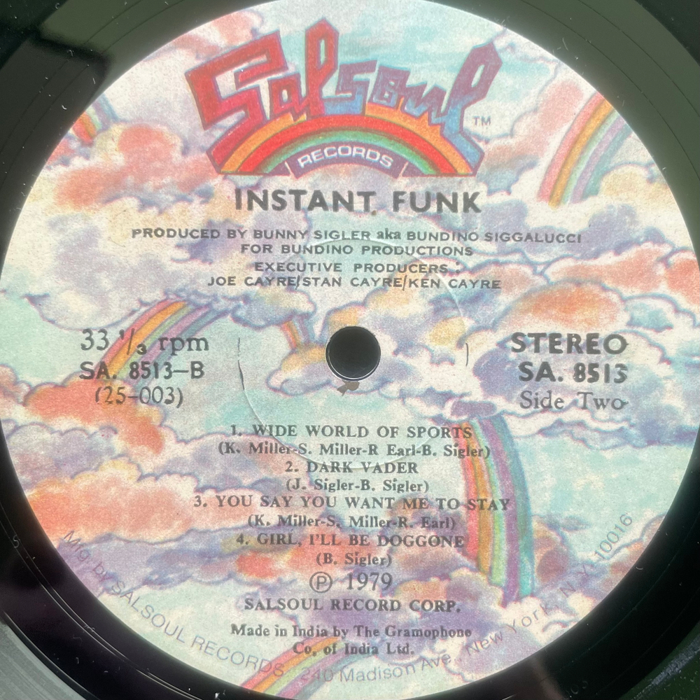 Instant Funk ‎– Instant Funk (Индия 1979г.)