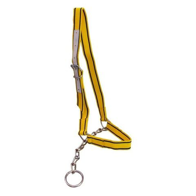 Хомут (недоуздок) для коров нейлон, цвет желтый и черный