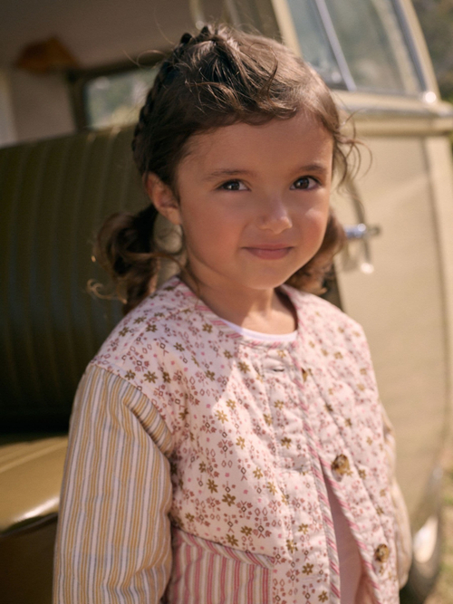 Куртка стеганая для девочки Next E25-319, Розовый