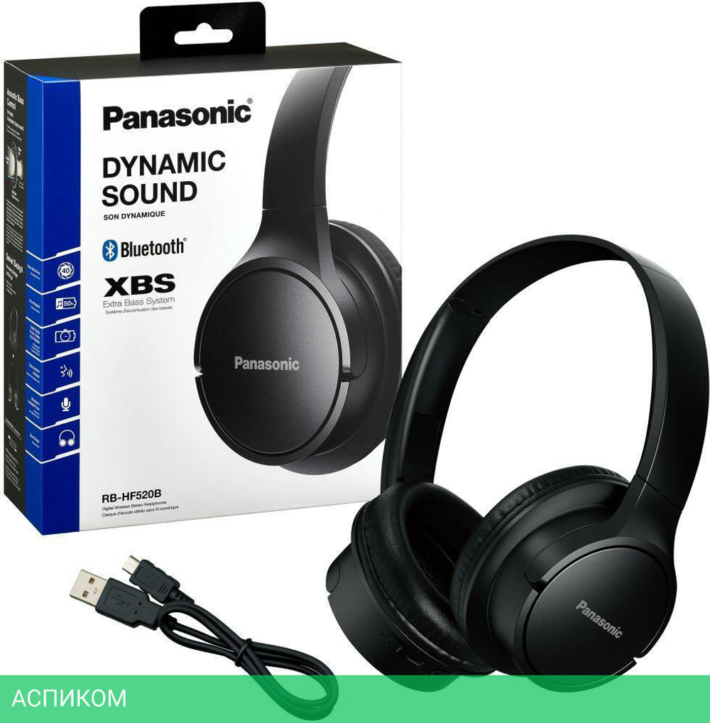 Наушники Panasonic RB-HF520BGEK Black