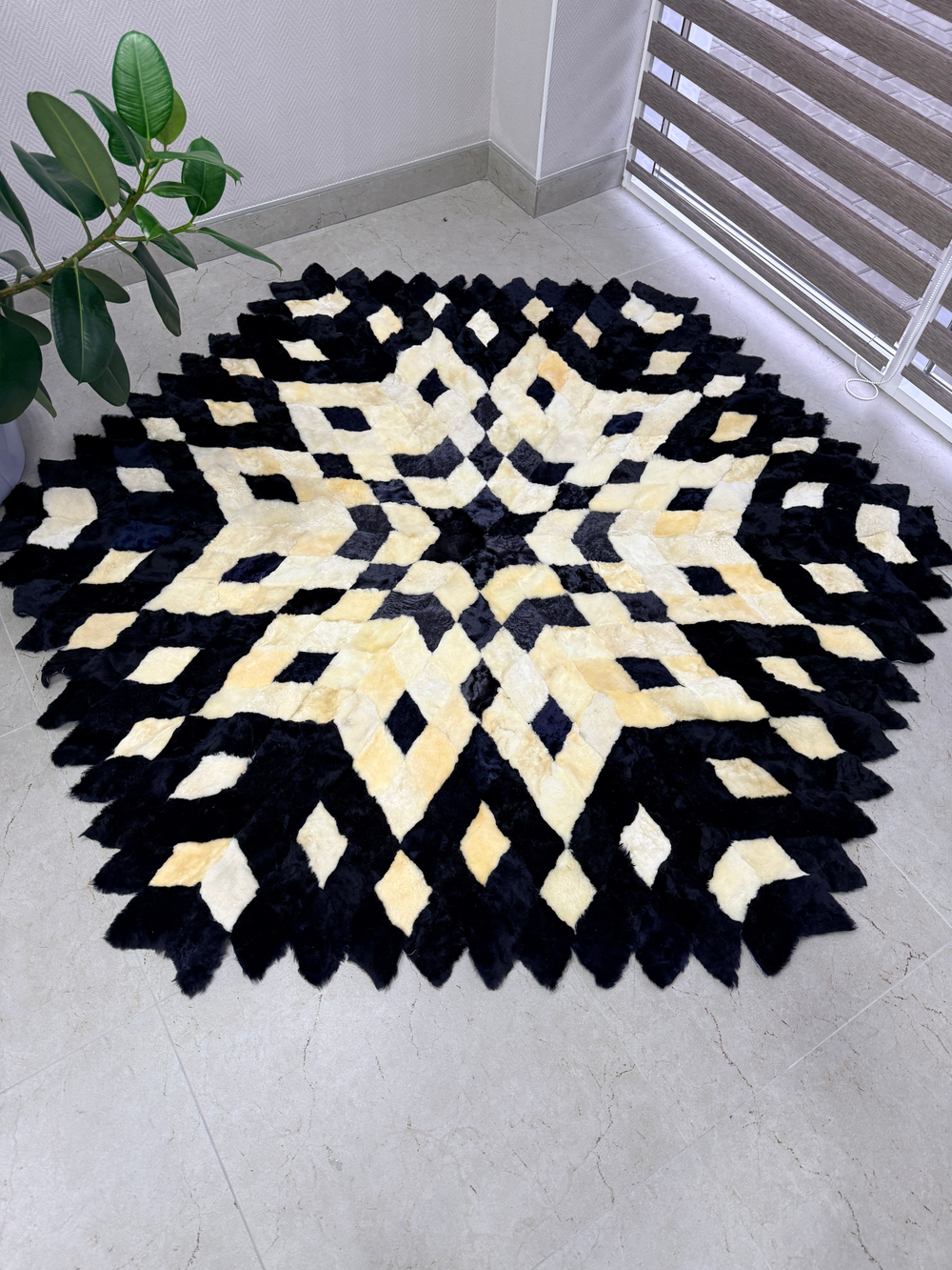 Меховой Ковер из овчины