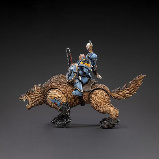 Фигурка Warhammer 40K Space Wolves Thunderwolf Cavalry Bjane 1:18