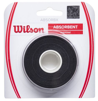 Теннисные намотки Wilson AbsorbX 3P - black
