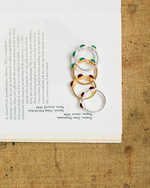 Кольцо КОЛТ с гранатами