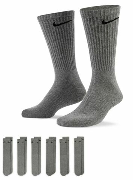 Теннисные носки Nike Everyday Cotton Cushioned Crew 6P - серый