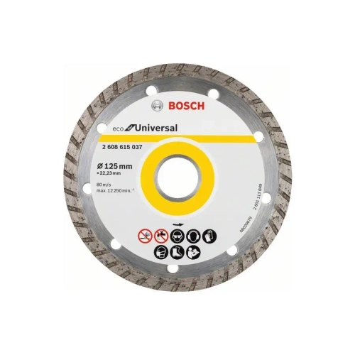 Алмазный отрезной круг ECO for Universal 125 мм BOSCH 2608615037