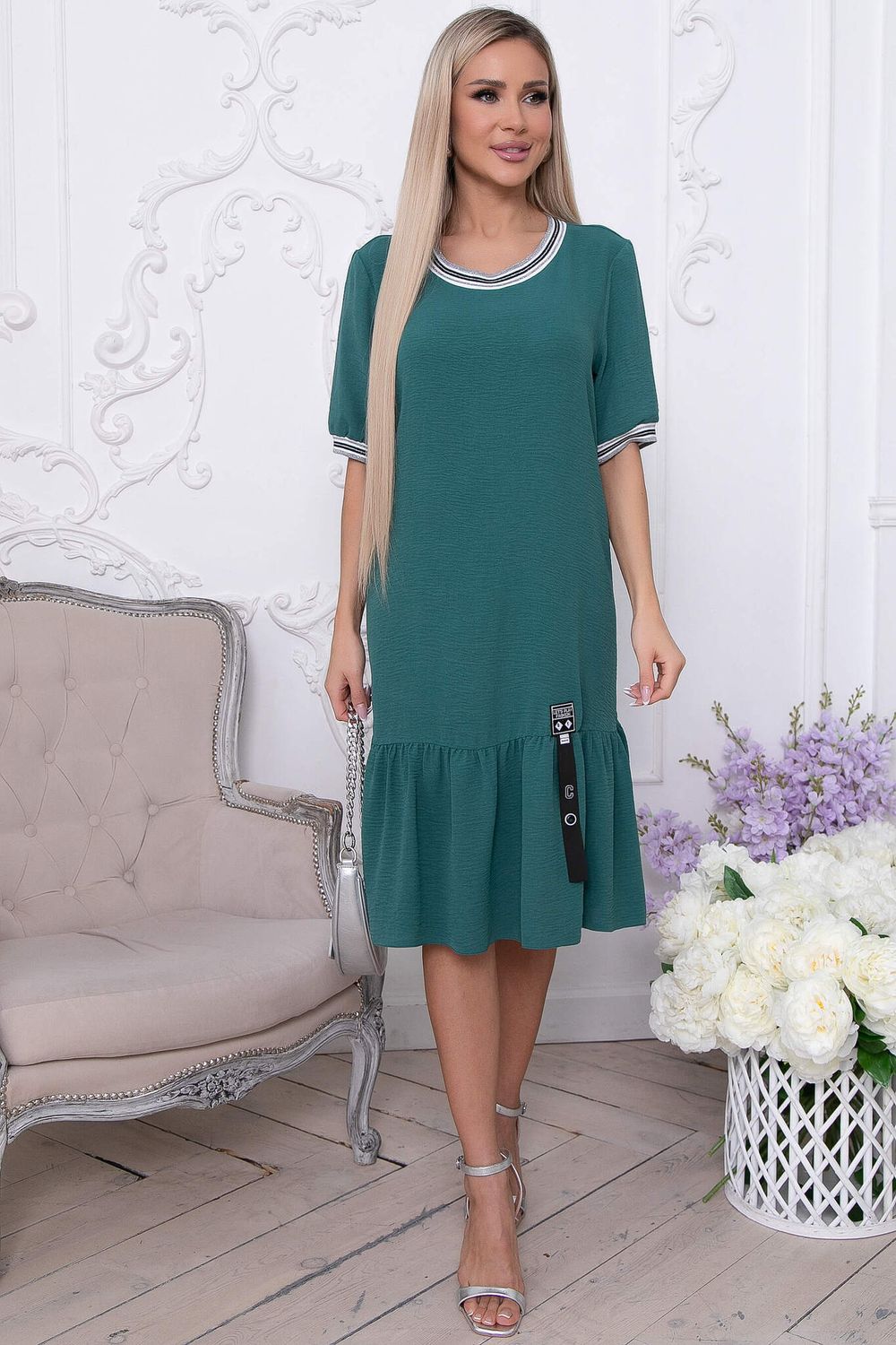 Платье "Рита" (морская волна) П8918 LT Collection