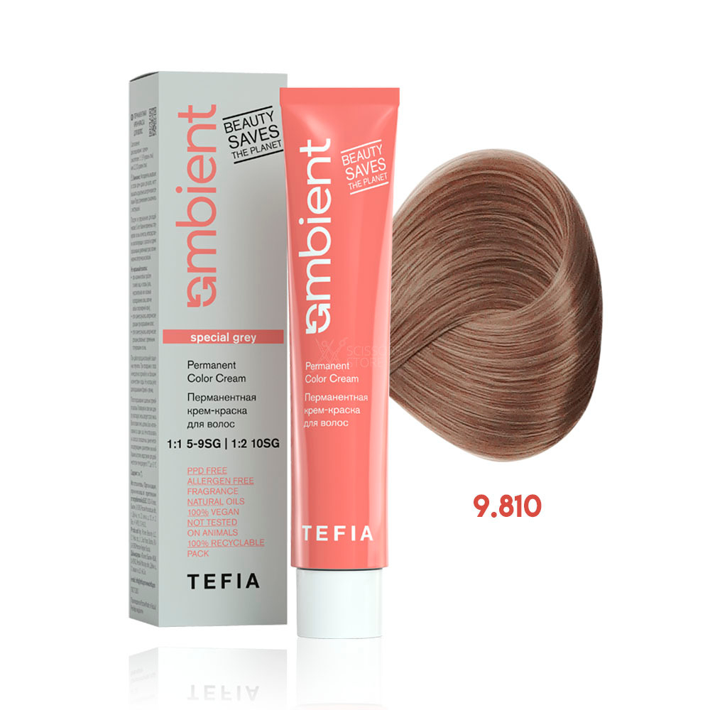 Перманентная крем-краска для волос Ambient, 60 мл