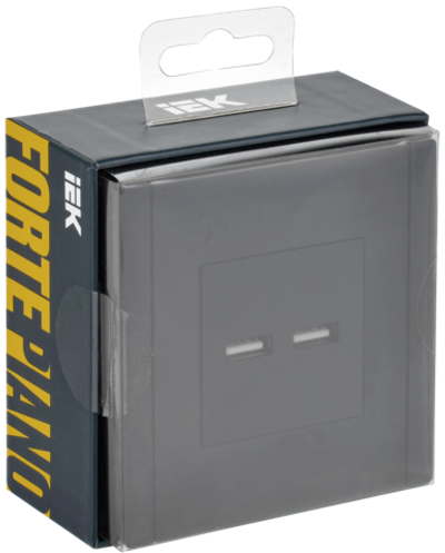 FORTE&PIANO Розетка USB A+A 3,1А FP349 серый IEK