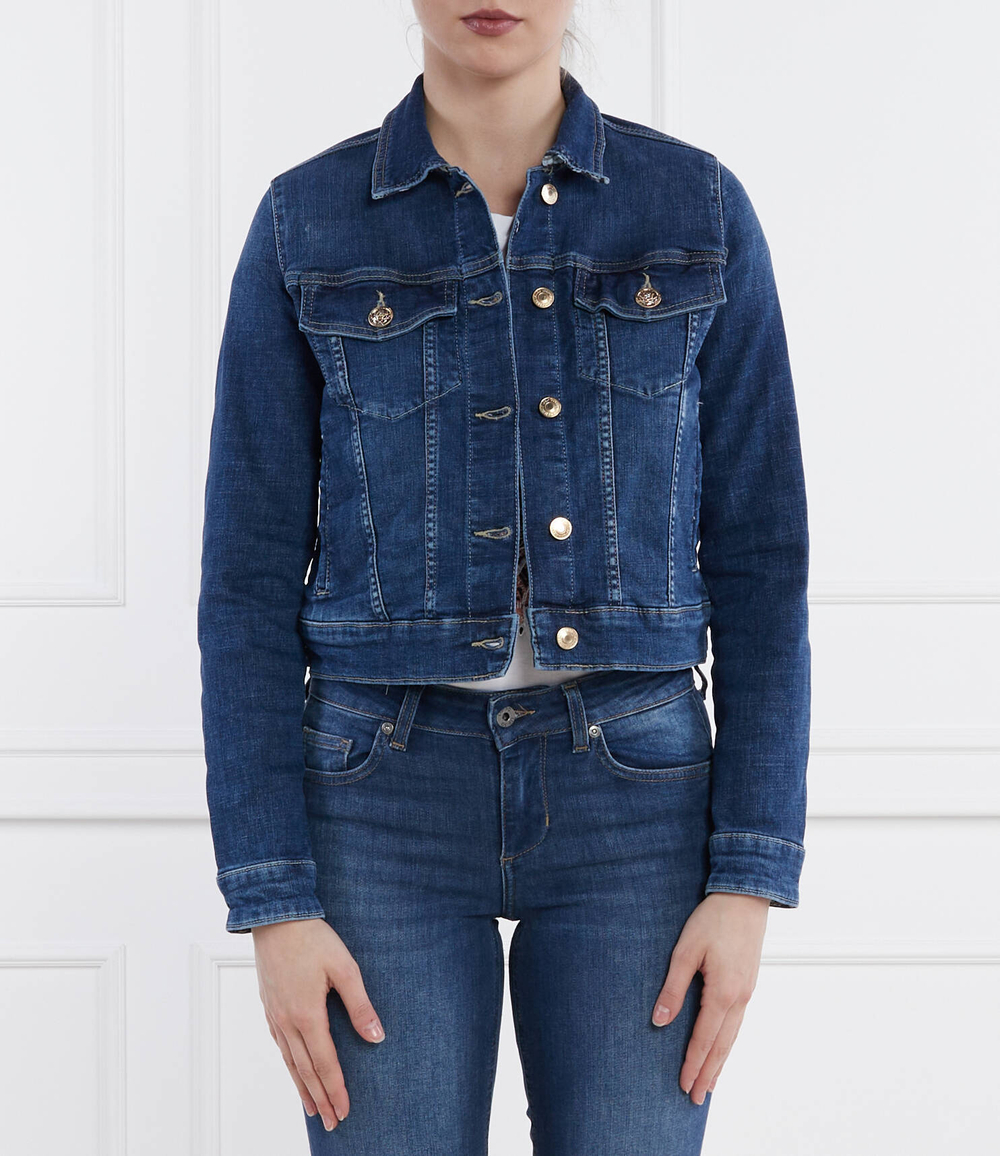 Джинсовая куртка DELYA GUESS - темно-синий(W4RN01 D5921)