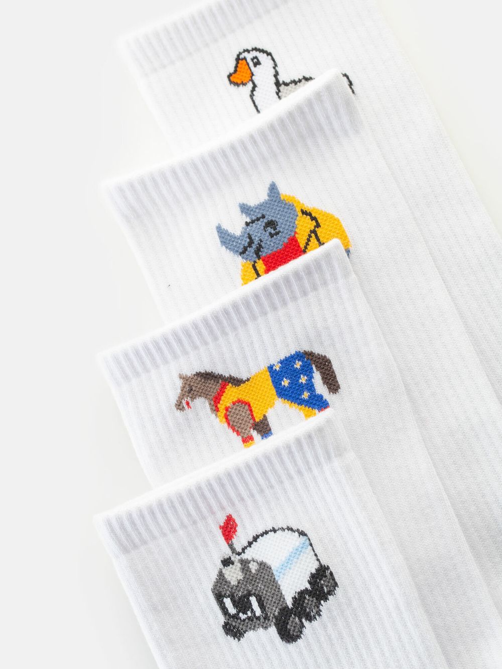 Носки Яндекс Набор «Маскоты Яндекса» белые