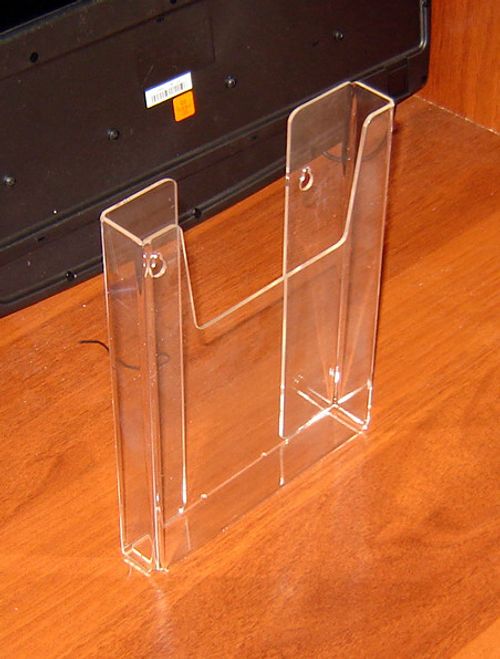 Карман буклетница А5 вертикальная акриловая КОА5 ос-гн 3