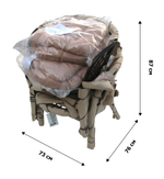 Набор мебели Garden Story Багамы (диван+2кресла+стол (2 уп.), каркас коричн., подушки бежевые)