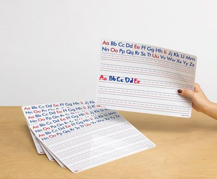 Доски маркерные "Буквы английского алфавита". Набор 30шт.