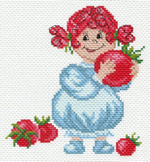 "Машка и вкусняшка"-1632 канва с рисунком