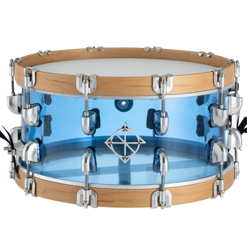 Малый барабан 6.5 x 14" Dixon PDSCST654ACB Cornerstone See-Through Blue
