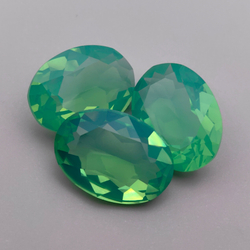 Овал К9, Green Opal Unfoiled