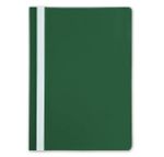 Папка скоросшиватель LITE А4 зелен. пластик 110 мкм карман д/маркир.этикет.