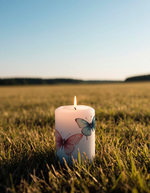 Трансфер переводной - декаль для свечей и гипса бабочки 004 А5