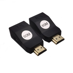 Конвертер сигнала ORIENT VE043, HDMI extender, удлинитель до 60 м по витой паре, HDMI 1.4, 1080p@60Hz / 3D, HDCP, подключается 1 кабель UTP Cat5e / 6, питание от USB, кабель питания в комплекте (31340)