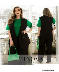 Жилет 2516-черный Minova