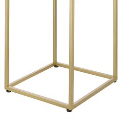 Набор из 2-х столиков Mayen Gold, белые/золотистые