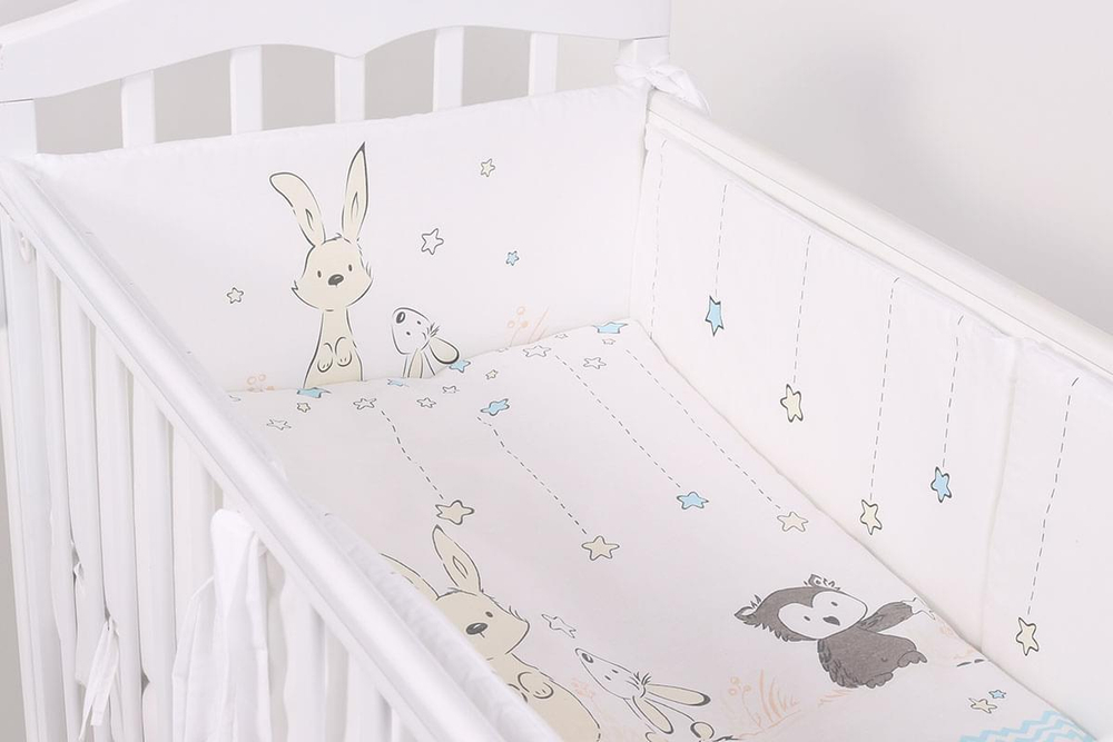 642 Комплект "Друзья" (6 предметов) 642/1 голубой, бязь