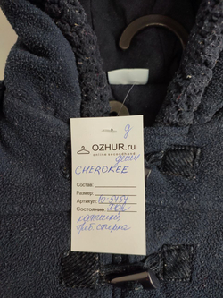 Куртка-толстовка Cherokee демисезонная на 1-1,5 года