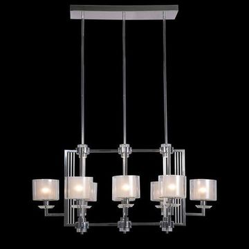 Подвесная люстра 8*E14 4408/S chrome хром ALEXANDRA Newport