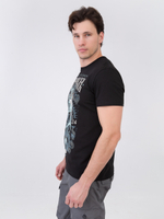 Футболка Варгградъ мужская чёрная «Пляски над городищем»