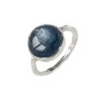 Кольцо битое с кианитом