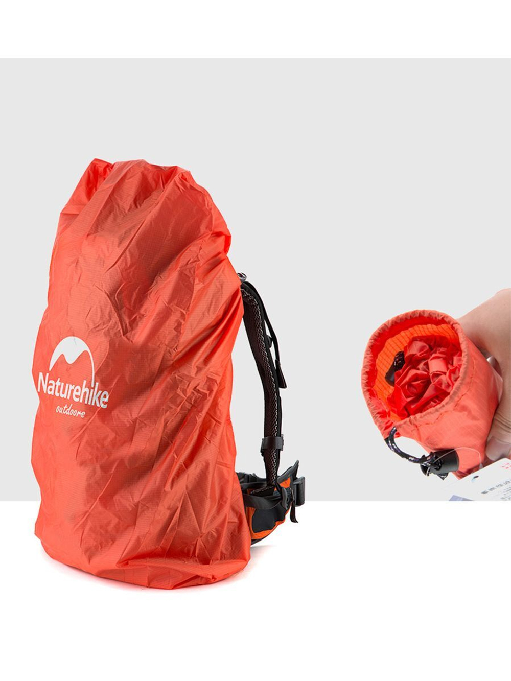 Чехол для рюкзака Naturehike NH15Y001-Z водонепроницаемый оранжевый 30-50 L, 6927595707623