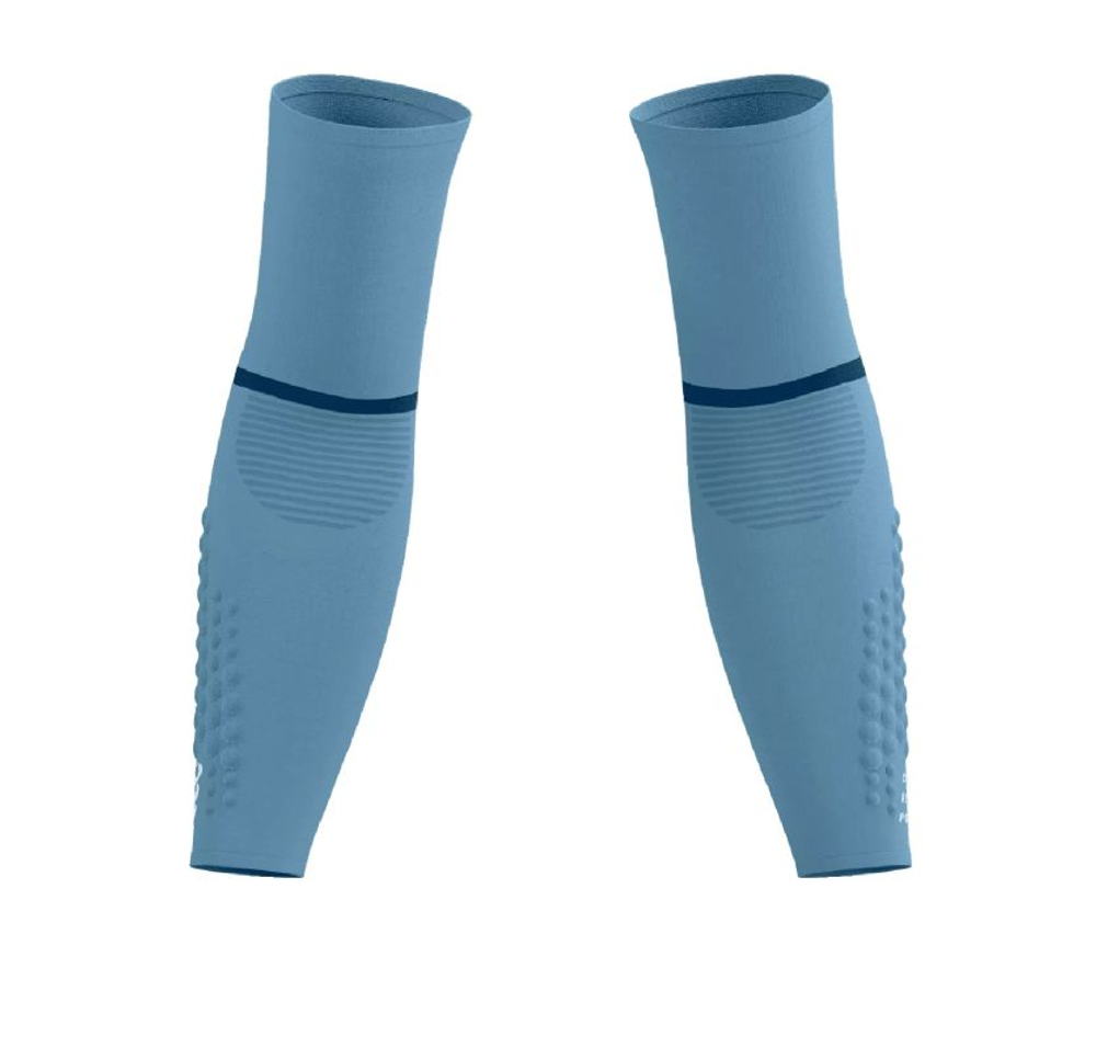 Compression sleeve Compressport Armforce Ultralight - denim/white