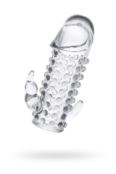 Прозрачная стимулирующая насадка на пенис Toyfa (Цвет: прозрачный)