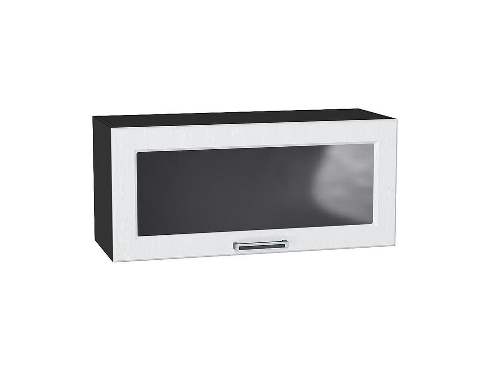 Шкаф верхний горизонтальный остекленный Прага