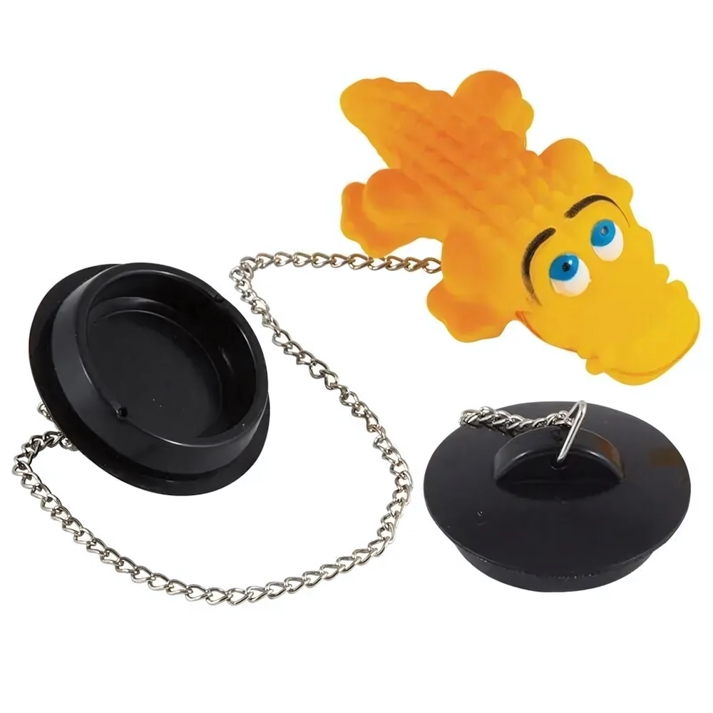 Пробка для ванной декоративная Крокодил